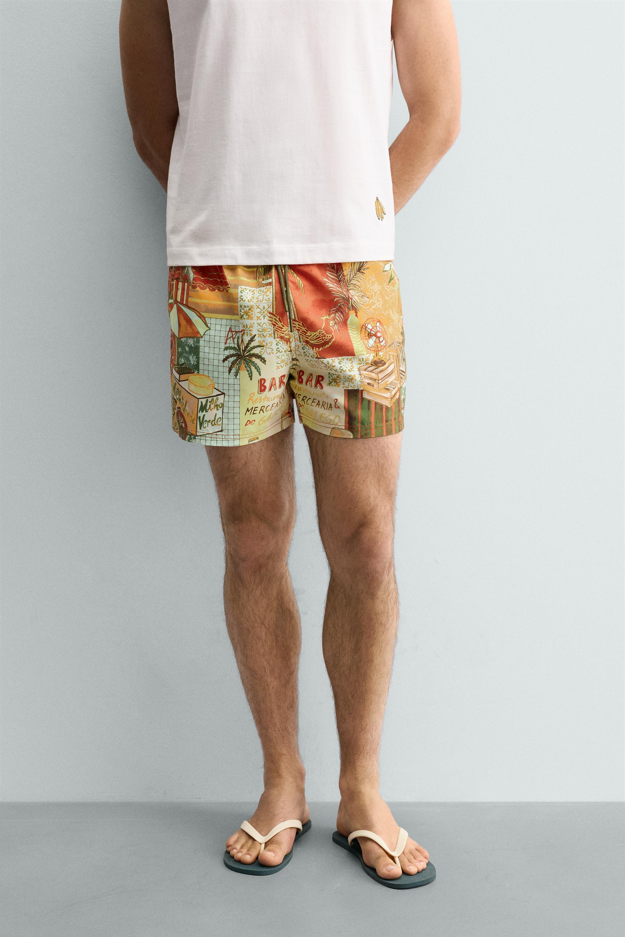STREET PRINT SWIM TRUNKS